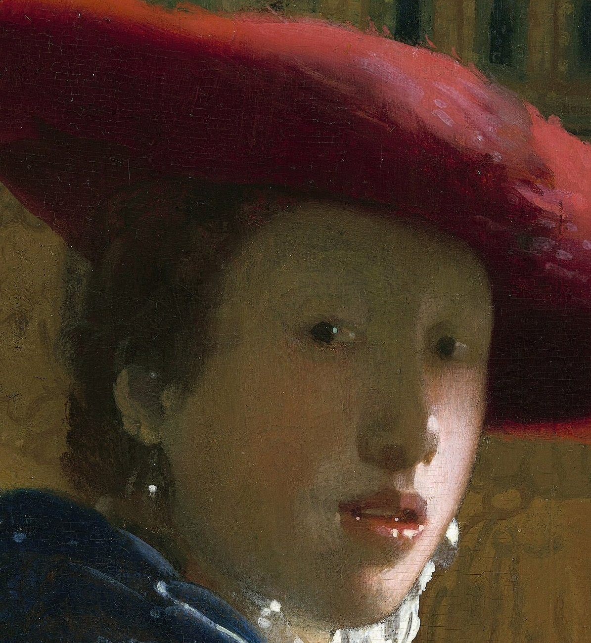 Girl with the Red Hat by Cloude Monet, 3d Printed with texture and brush strokes looks like original oil painting.