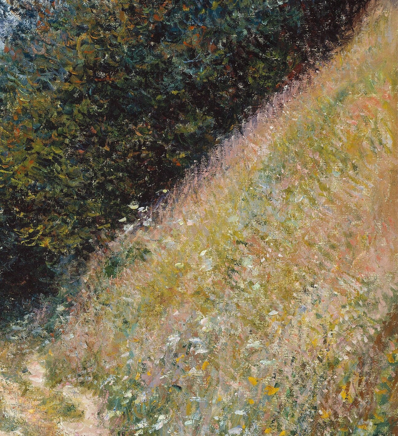 Road at La Cavée by Cloude Monet, 3d Printed with texture and brush strokes looks like original oil painting.