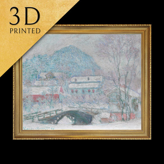 Sandvika by Cloude Monet,3d Printed with texture and brush strokes looks like original oil-painting,code:659