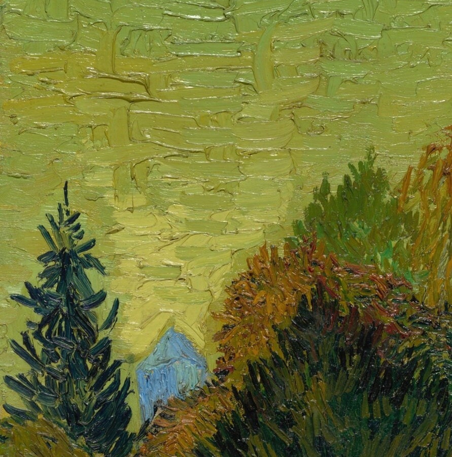 The Poet’s Garden by Van Gogh, 3d Printed with texture and brush strokes looks like original oil painting.