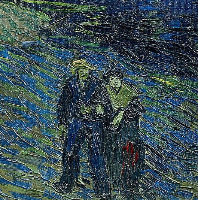 Starry Night Over the Rhone1888 by Van Gogh, 3d Printed with texture and brush strokes looks like original oil painting