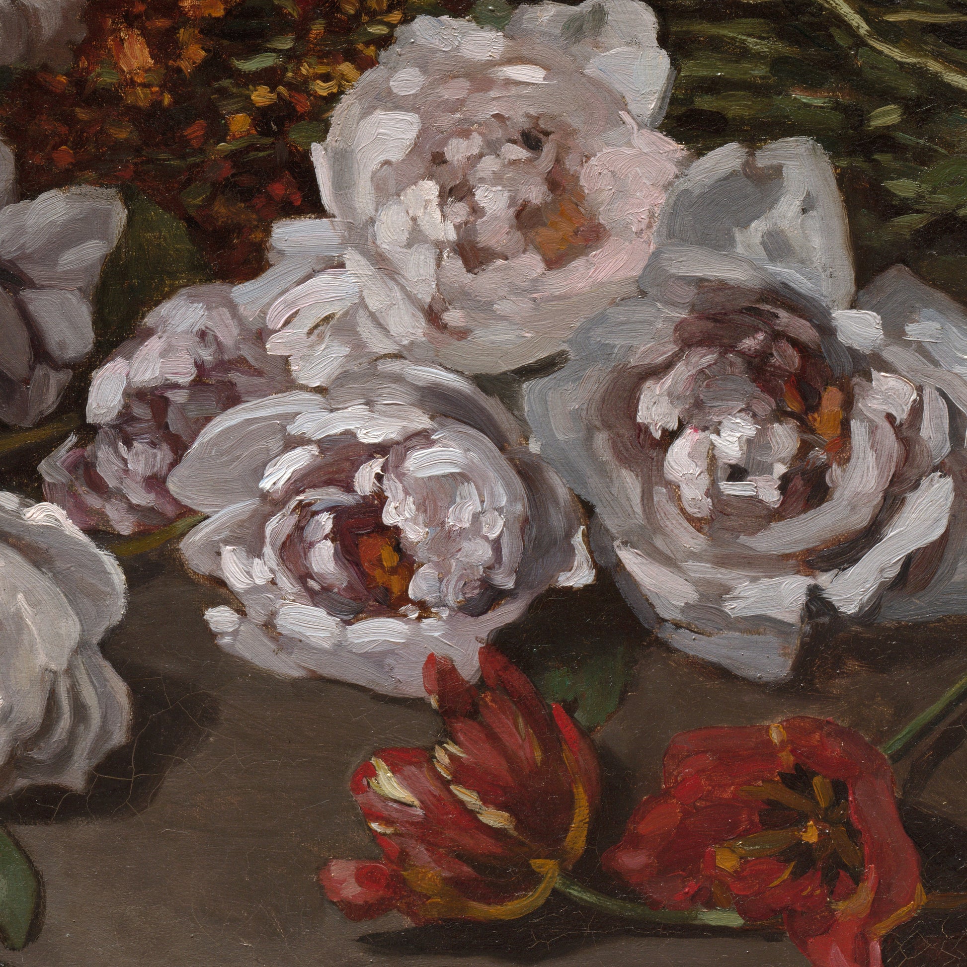 Claude Monet Spring Flowers 3D Textured Print
