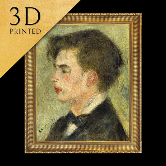 Georges Rivière -by Pierre Auguste Renoir,3d Printed with texture and brush strokes looks like original oil-painting,code:714