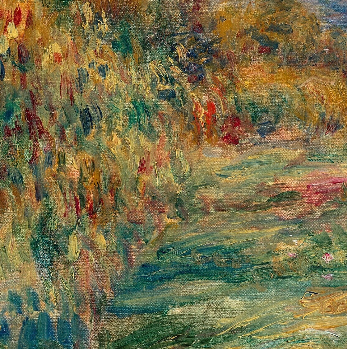 Renoir 'Paysage de Cagnes' 3D Textured Print