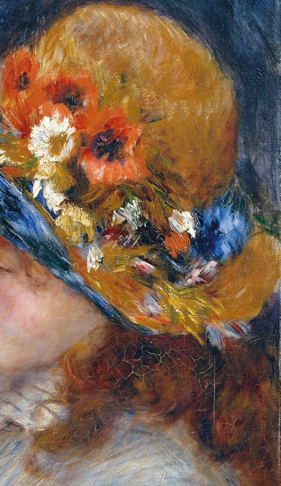 Renoir 'Reading Girl' 3D Printed Textured Oil Painting Reproduction