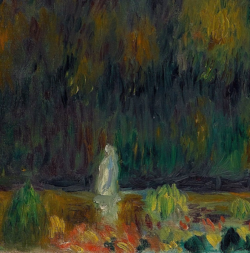 Renoir Versailles 3D Print: Textured Brushstrokes, Oil Painting Effect