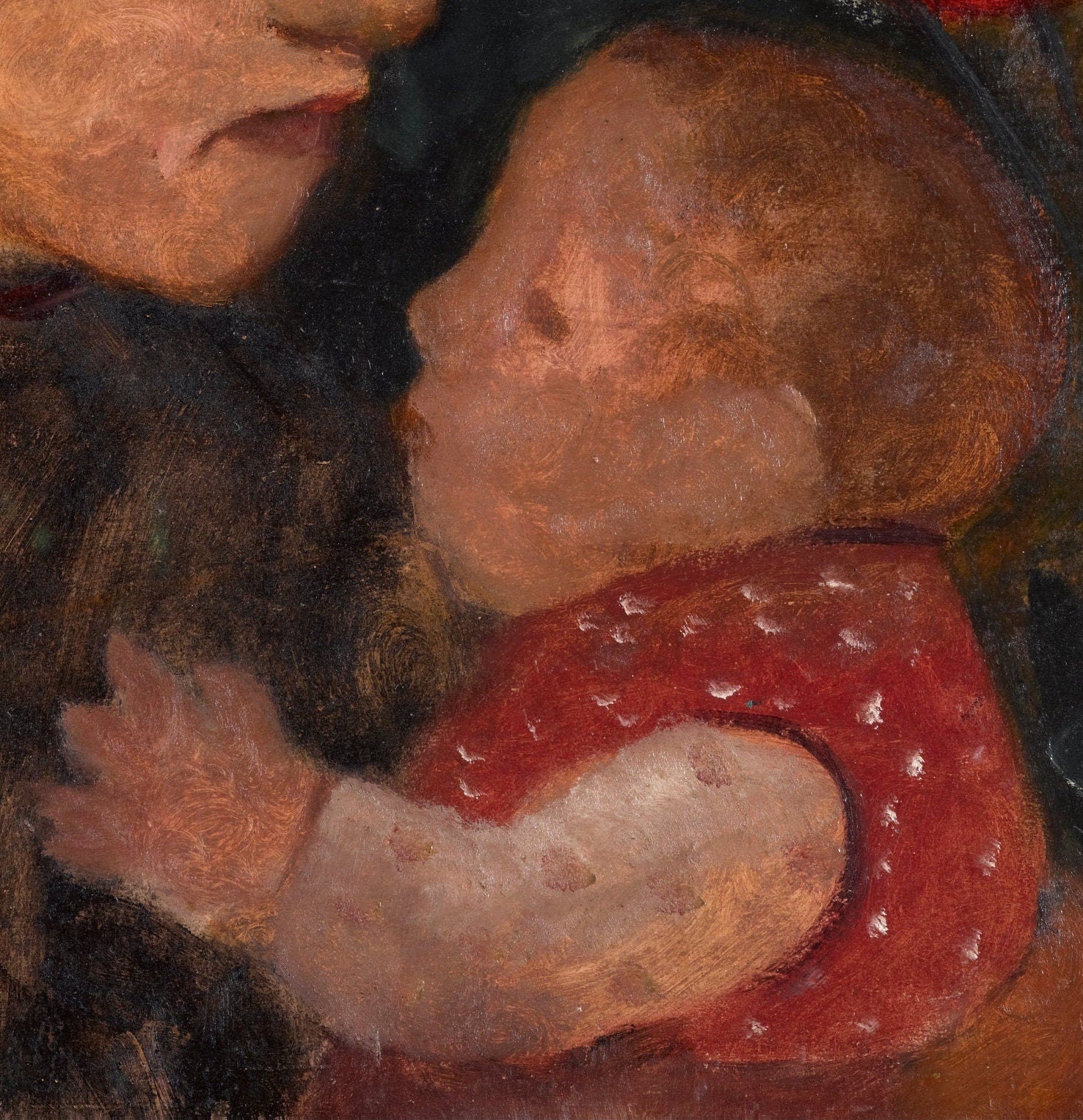 Paula Modersohn Becker - Girl with Child - 3D Textured Print
