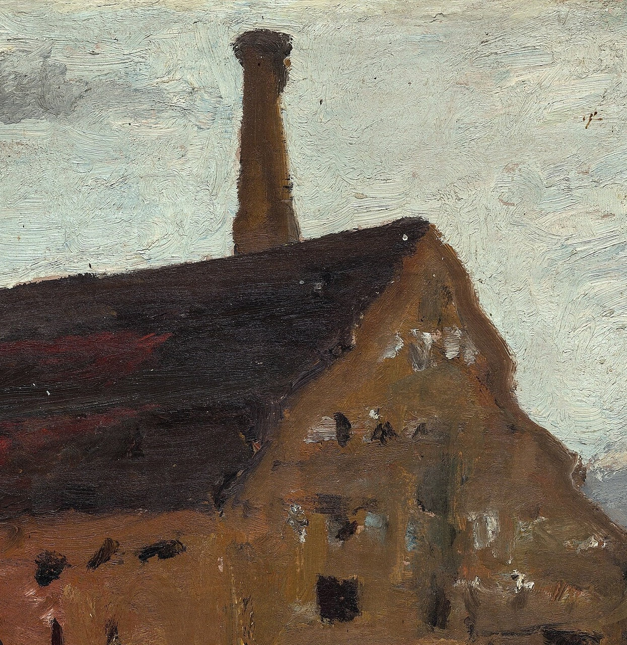 Paula Modersohn-Becker 'Old Factory' 3D Textured Print