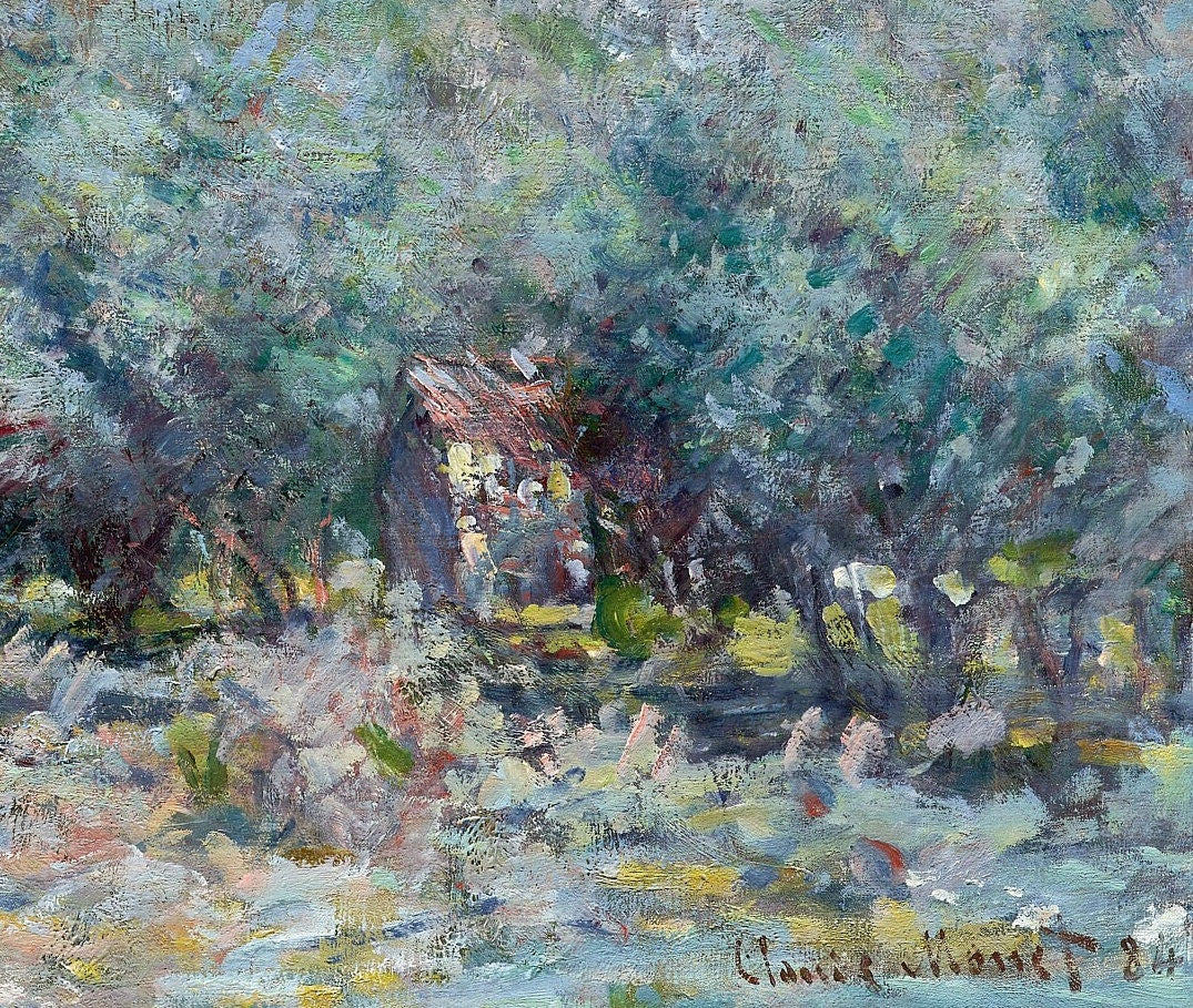 Claude Monet - Valle Buona 3D Textured Print