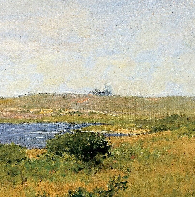 Summer at Shinnecock Hills by William Merritt Chase,3d Printed with texture and brush strokes looks like original oil painting