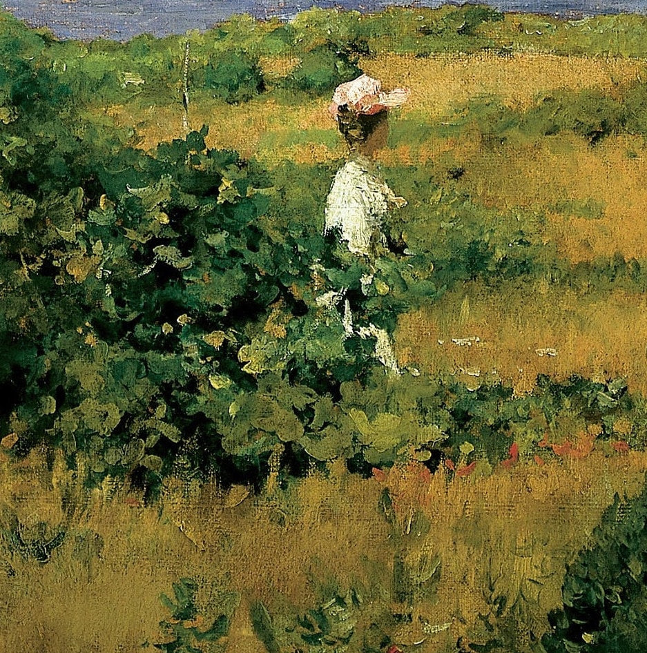 William Merritt Chase Print: Summer at Shinnecock Hills 3D Textured Art