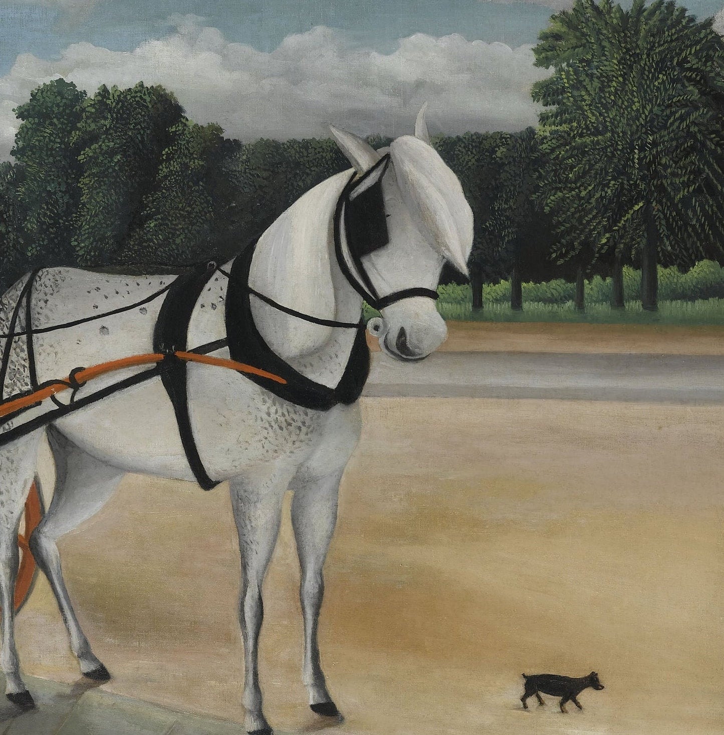 Henri Rousseau Print: La Carriole du père Junier, 3D Textured Art