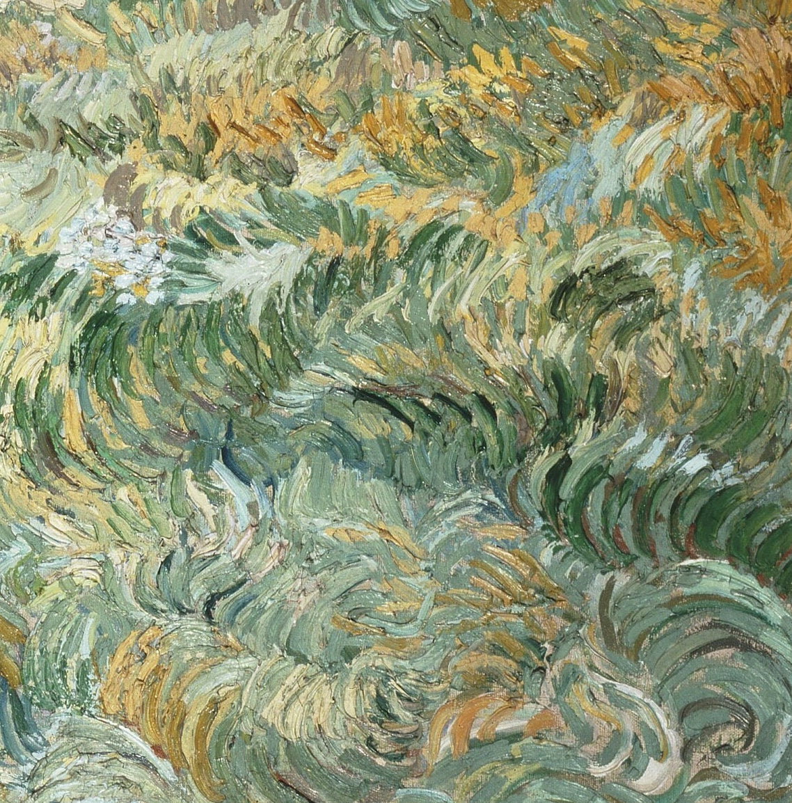 Van Gogh Saint-Rémy Landscape: 3D Textured Print