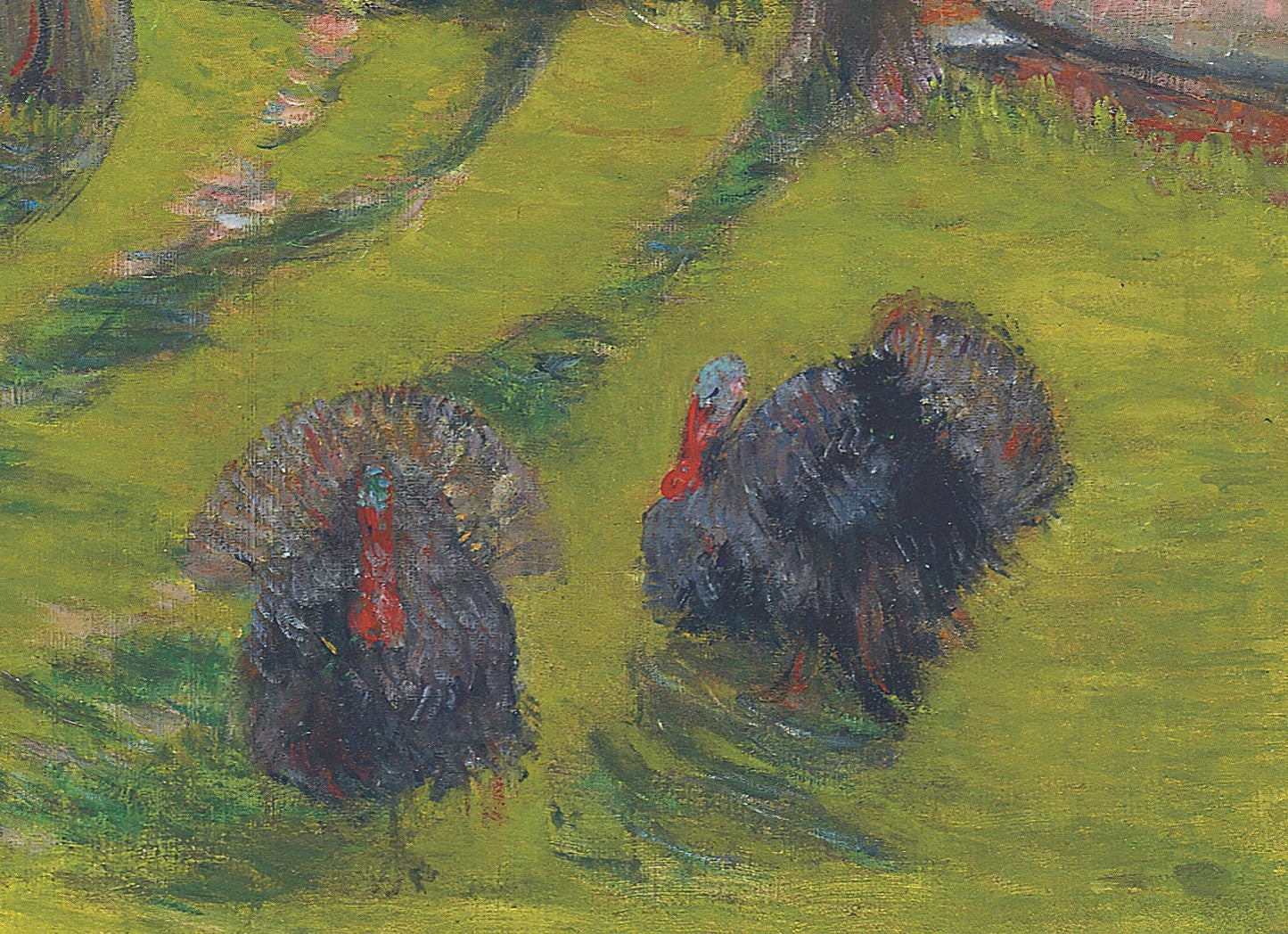 Gauguin 'Les Dindons, Pont-Aven' 3D Textured Print