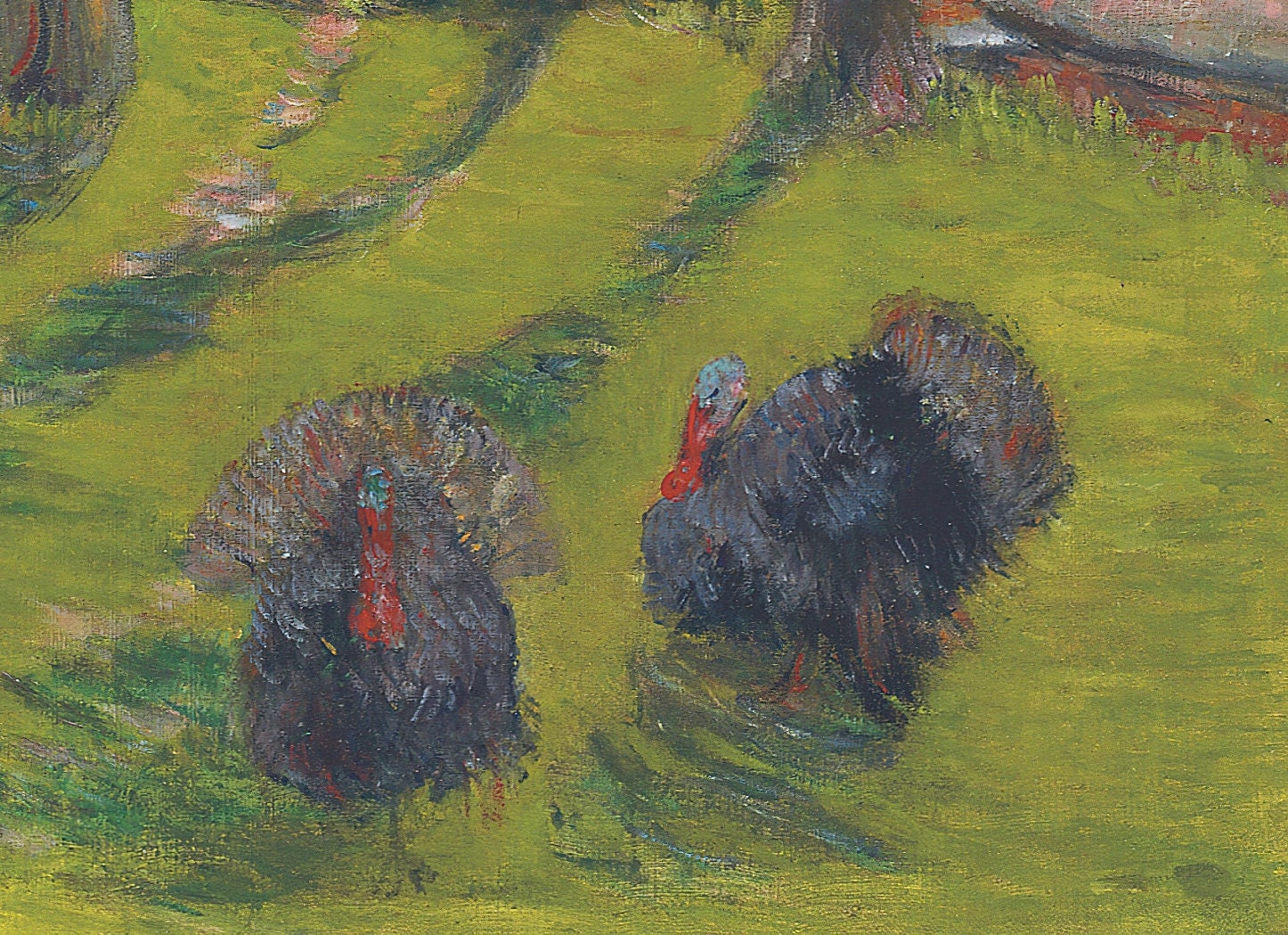 Gauguin 'Les Dindons, Pont-Aven' 3D Textured Print