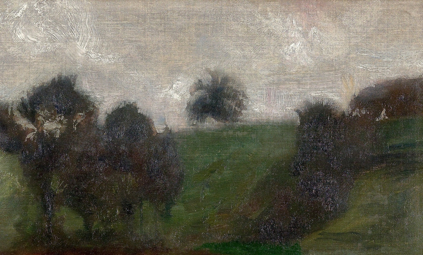Franz von Stuck Landscape: 3D Printed Textured Art