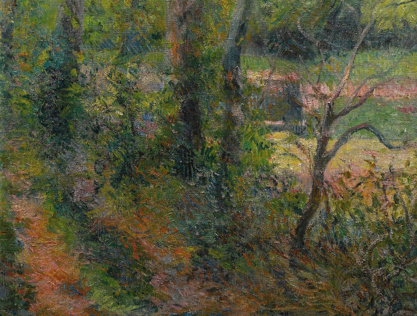 Les Saules by Paul Gauguin: 3D Textured Art Print