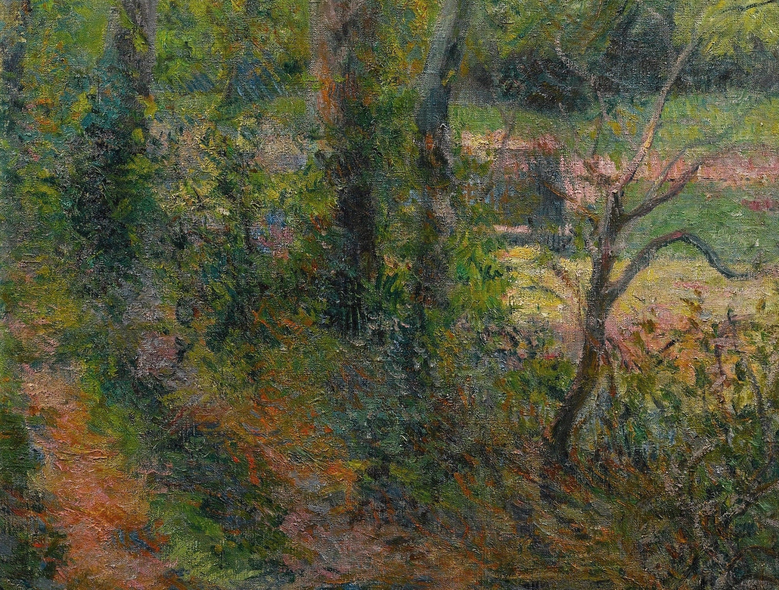 Les Saules by Paul Gauguin: 3D Textured Art Print