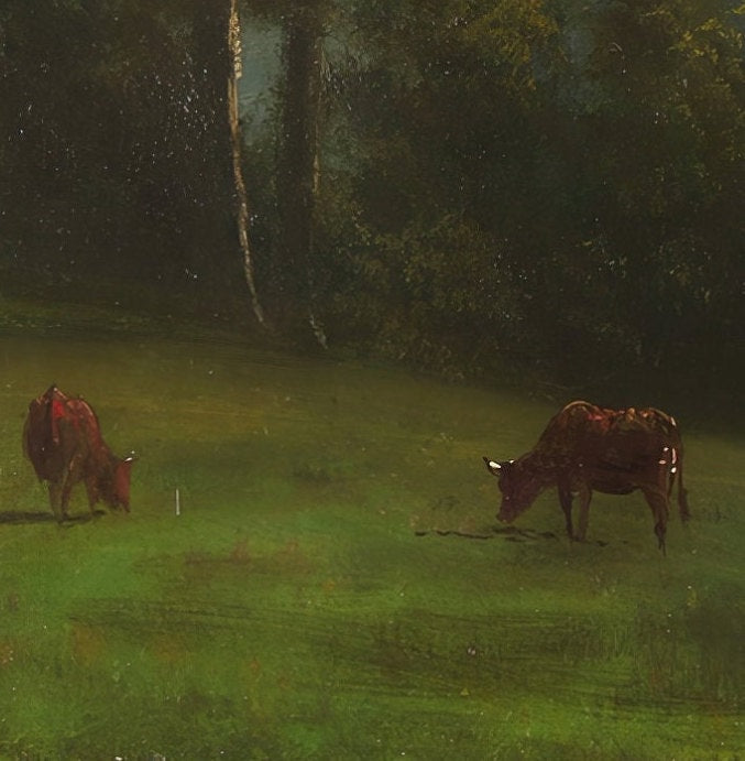 Albert Bierstadt - Lucerne, Switzerland - 3D Textured Print