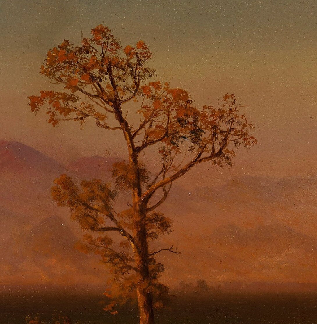 Albert Bierstadt Mount Hood 3D Print: Textured Oil Painting Reproduction