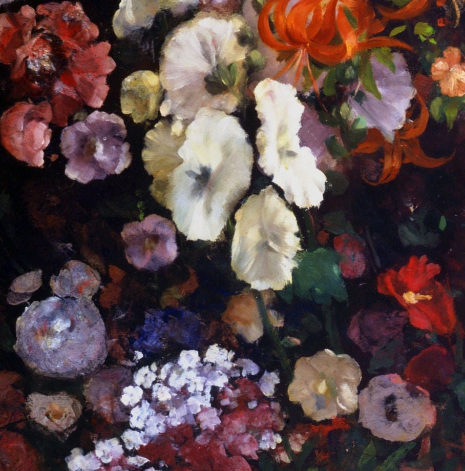 Gustave Courbet 'Trellis' 3D Printed Textured Oil Painting Reproduction