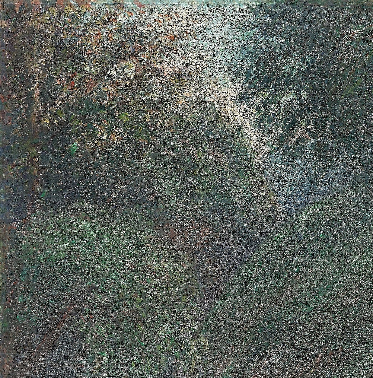 Camille Pissarro Print: Woman Bathing, 3D Textured Art