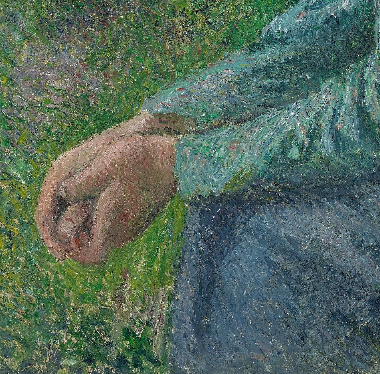 Camille Pissarro - Seated Peasant Woman - 3D Textured Print