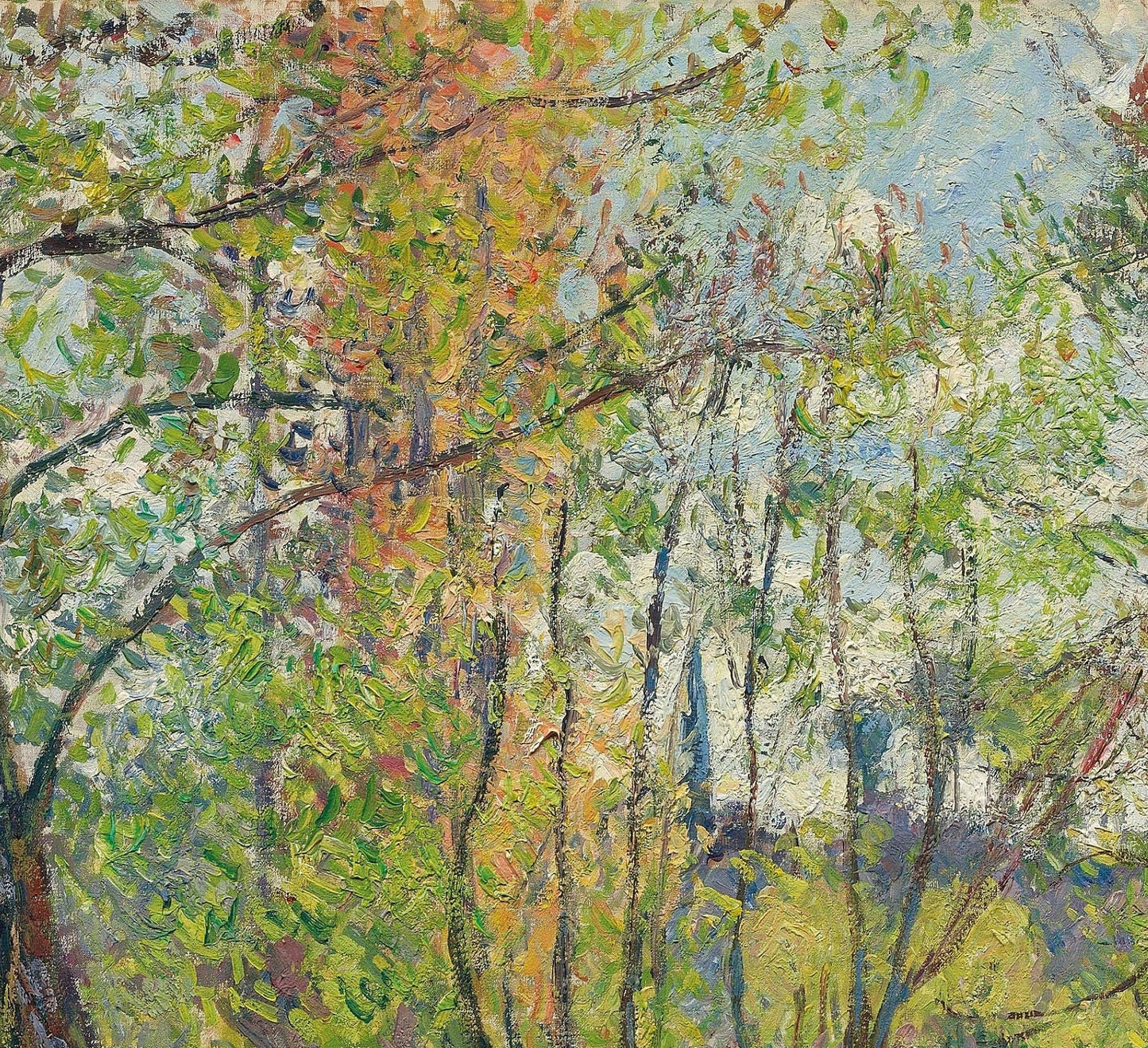 Camille Pissarro 3D Print: Bords De L’epte À Êragny, Soleil Couchant