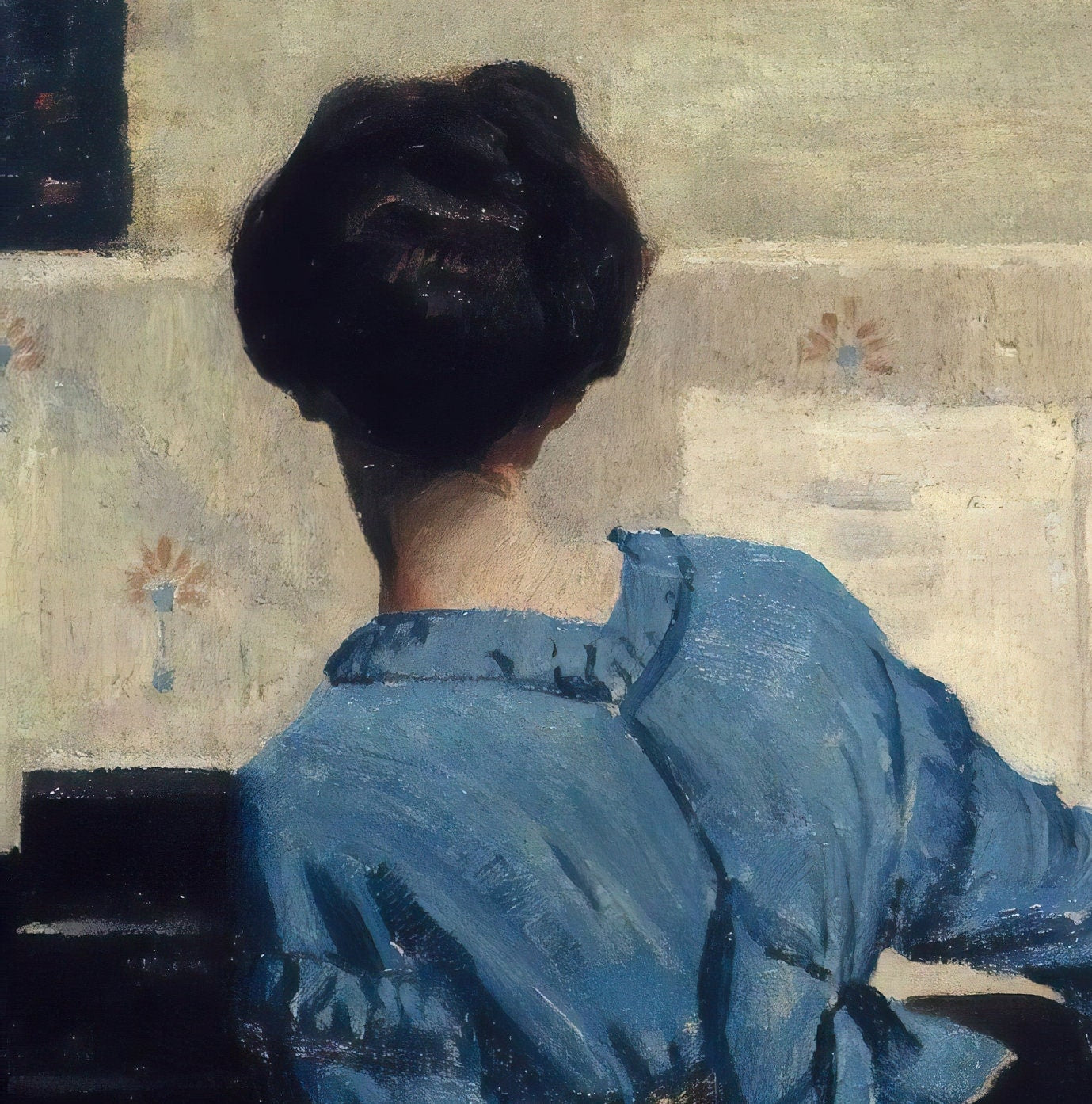 The Keynote by William Merritt Chase, 3d Printed with texture and brush strokes looks like original oil painting.