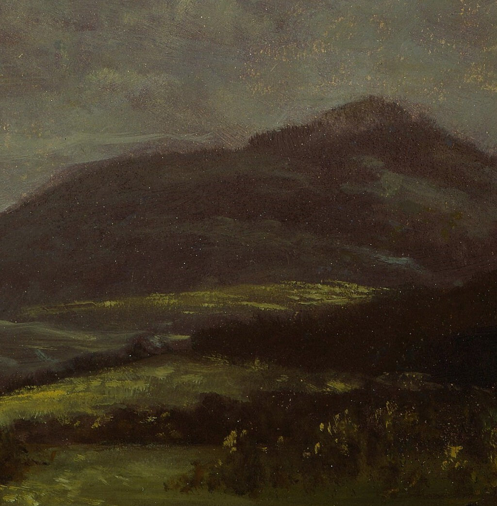 Albert Bierstadt Mountain Painting: Summer Snow 3D Textured Print
