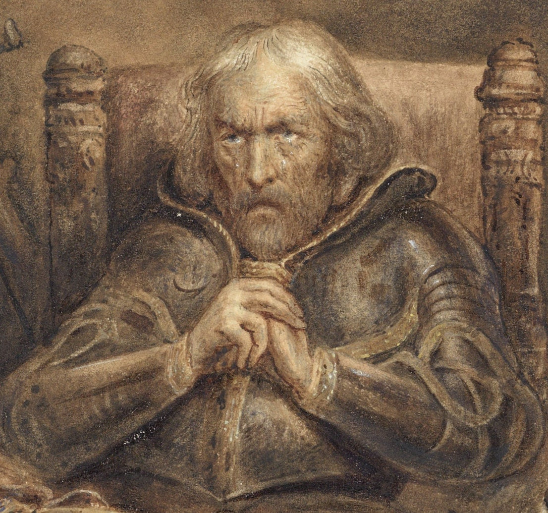 Eberhard von Württenberg Mourning Son: Ary Scheffer 3D Print