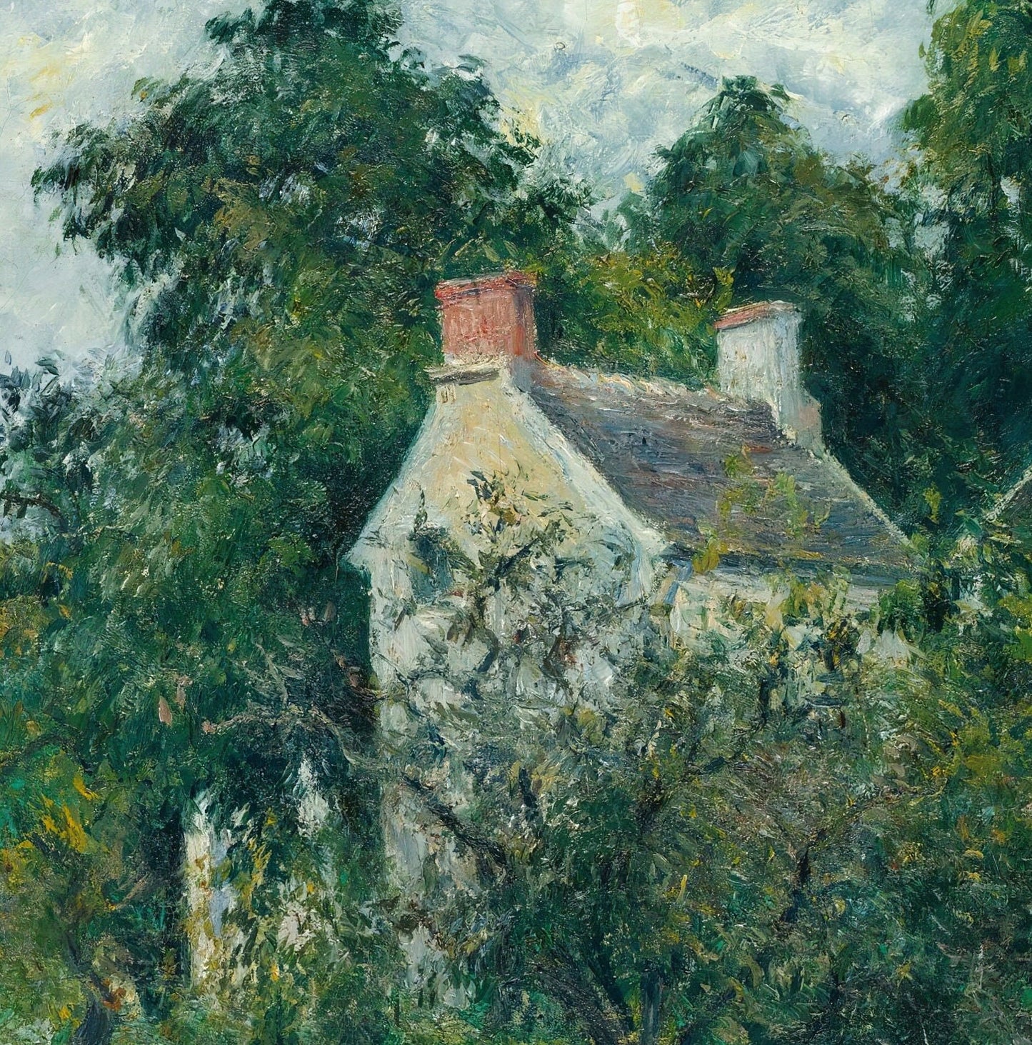 Camille Pissarro: La Maison Rondest 3D Textured Print