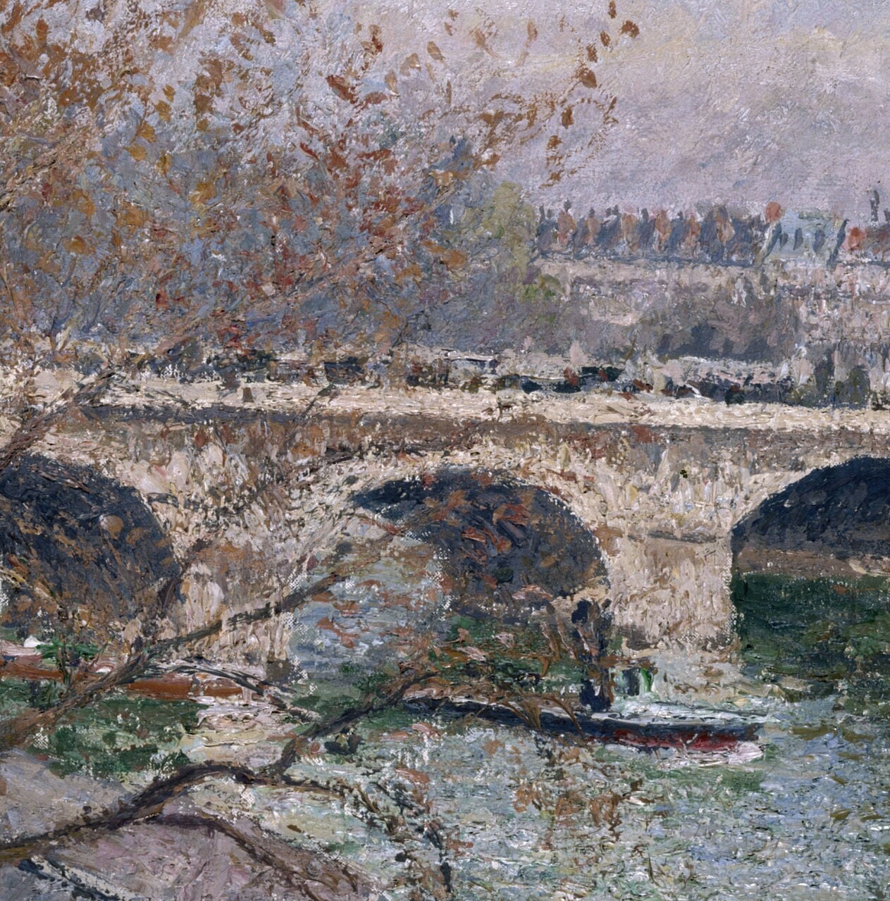 Camille Pissarro - Pavillon de Flore 3D Textured Print