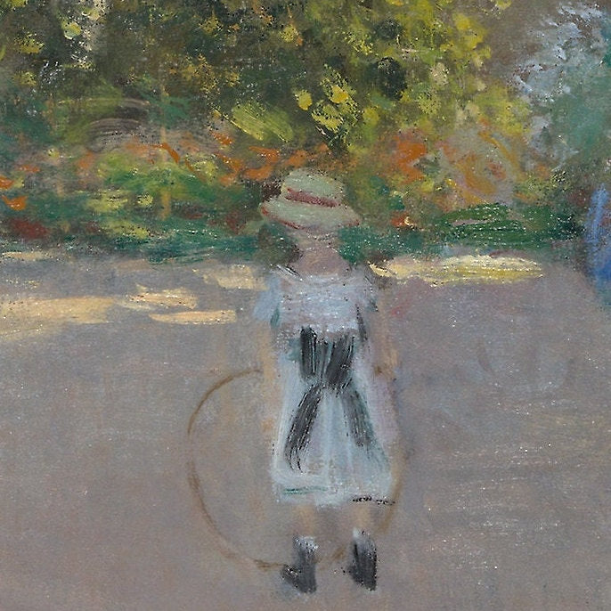 Monet's House at Argenteuil: 3D Textured Impressionist Print