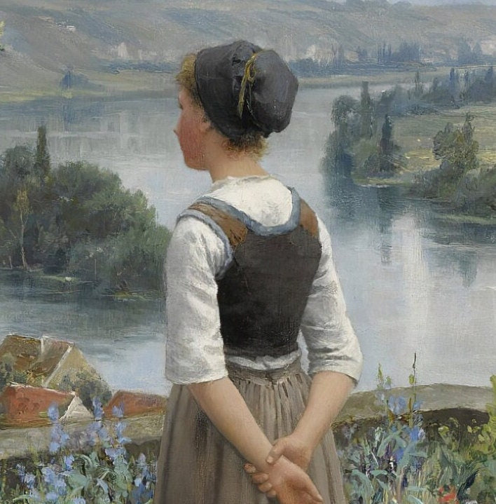 Daniel Knight: Picking Flowers 3D Textured Print