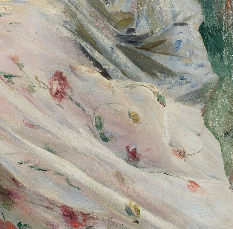 Carl Larsson Rokoko 3D Print: Textured Oil Painting Reproduction