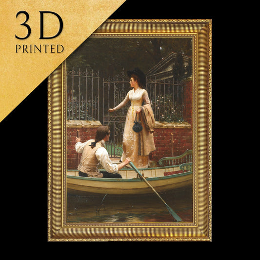 The Elopement by Edmund Blair, 3d Printed with texture and brush strokes looks like original oil painting, high realistic printing