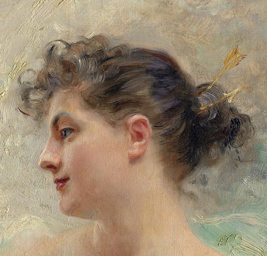 3D Printed Oil Painting Reproduction: "The Model" by Daniel Hernandez Morillo