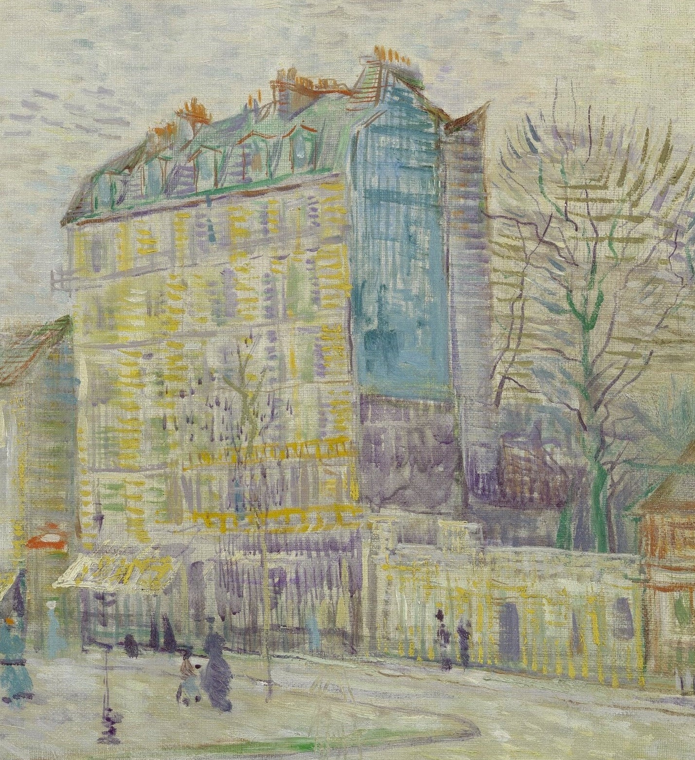 Boulevard de Clichy by Cloud Monet, 3d Printed with texture and brush strokes looks like original oil painting.