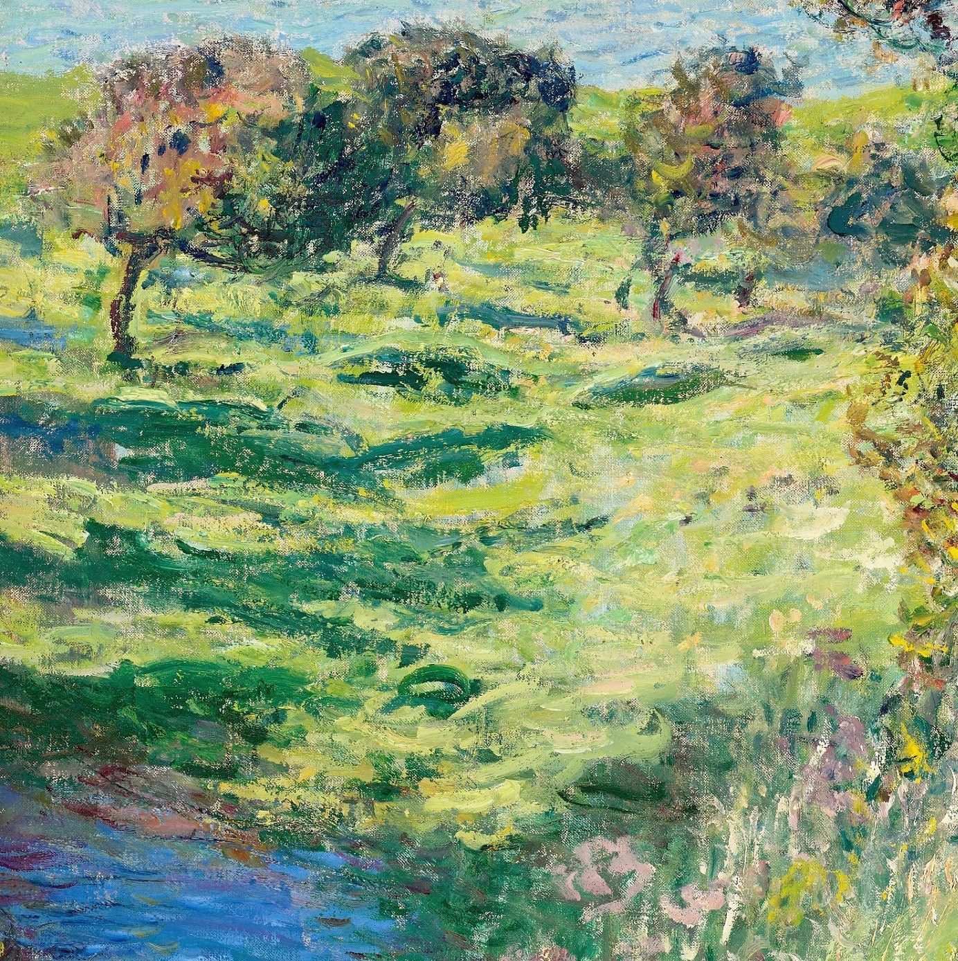 Coup de Vent by Claude Monet: 3D Textured Oil Painting Print