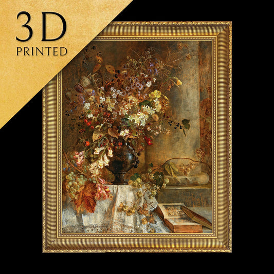Indian summer by maria egner,3d Printed with texture and brush strokes looks like original oil-painting,code:680