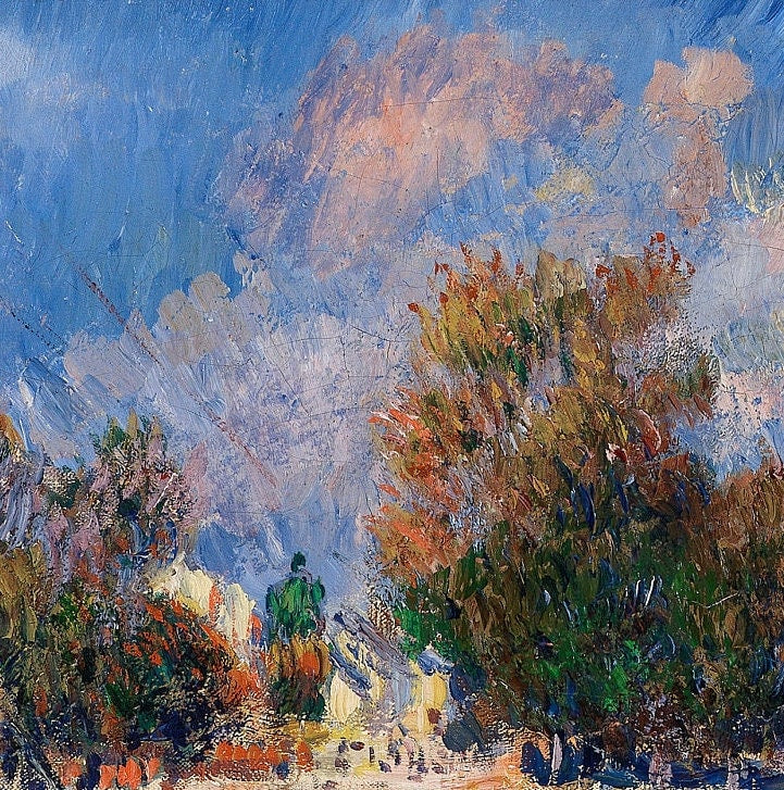 Renoir - The Seine at Argenteuil - 3D Textured Print