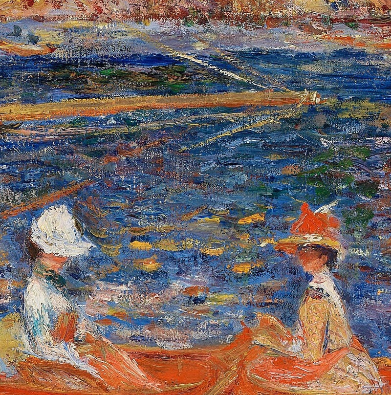 Renoir - The Seine at Argenteuil - 3D Textured Print
