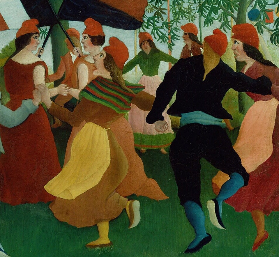 Henri Rousseau Print: Centennial of Independence, 3D Textured Reproduction