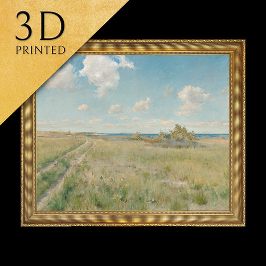The Old Road to the Sea - William Merritt Chase, 3d Printed with texture and brush strokes looks like original oil-painting, code:801