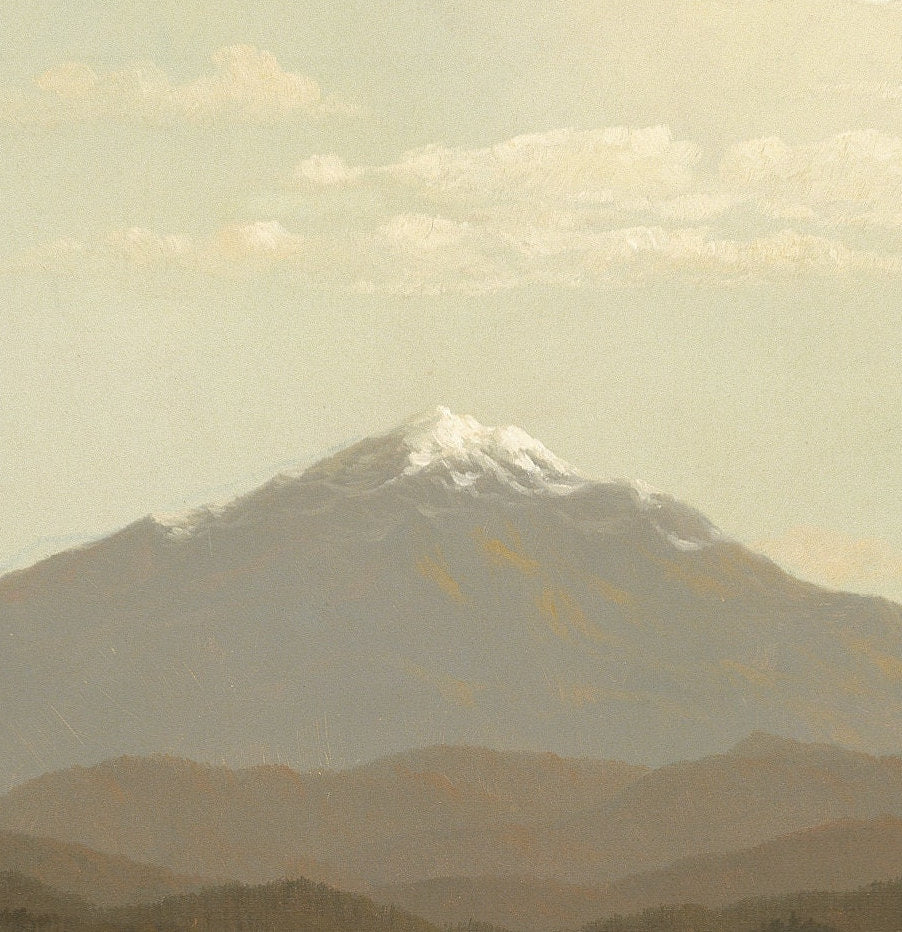 Albert Bierstadt Laramie Peak 3D Print: Textured Oil Painting Reproduction