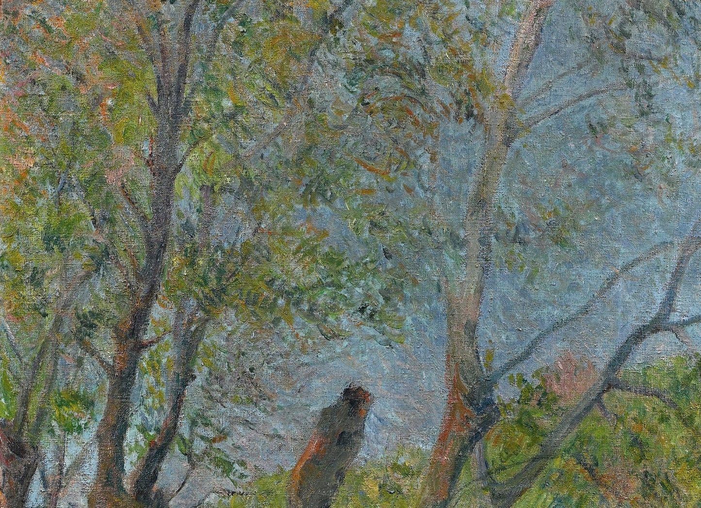 Les Saules by Paul Gauguin: 3D Textured Art Print