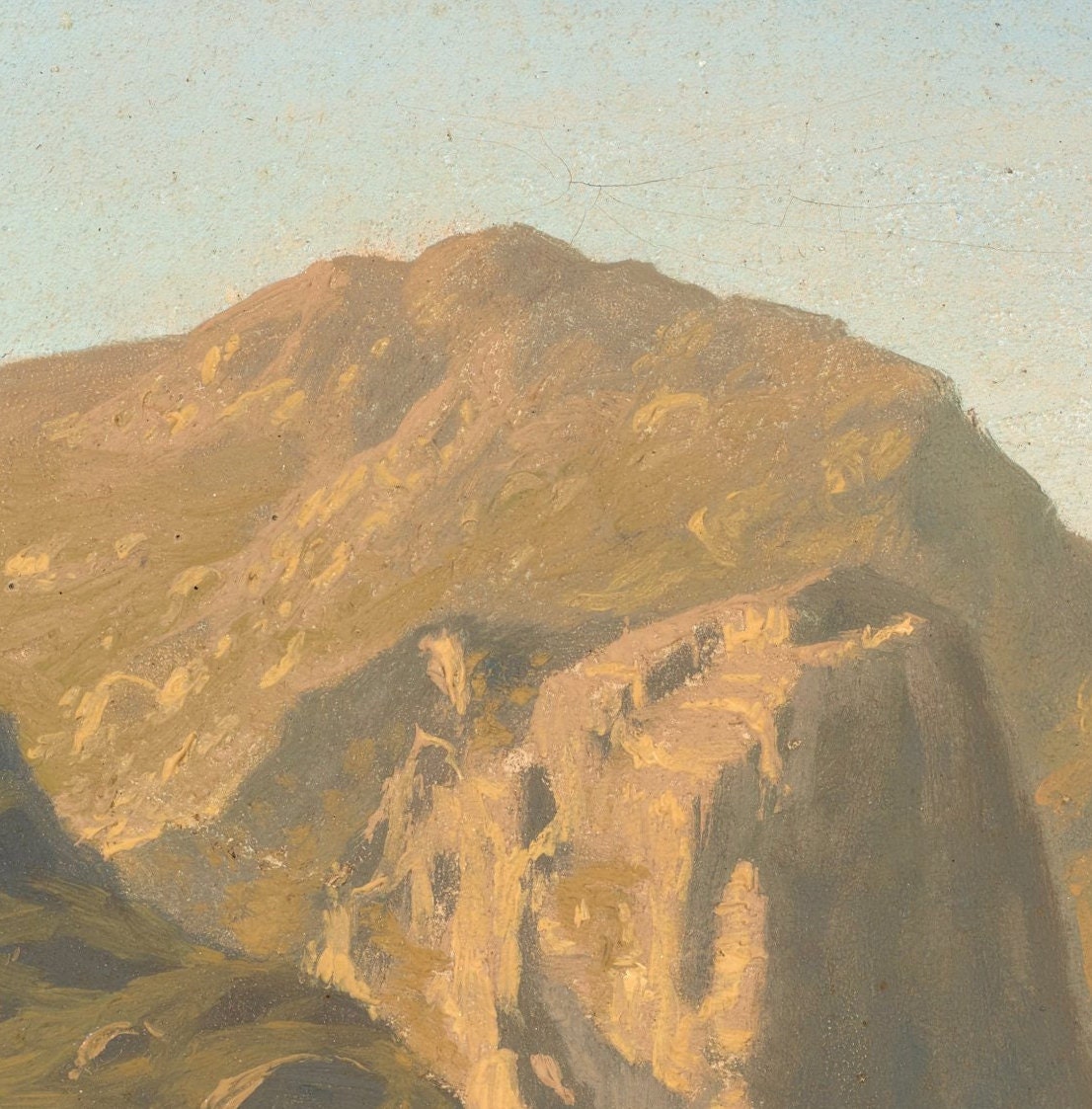 Yosemite by Albert Bierstadt: 3D Textured Print