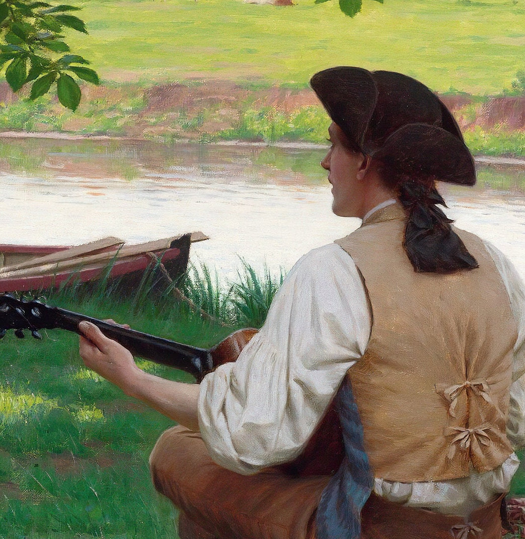 Edmund Blair 'Picnic Party' 3D Printed Oil Painting Replica