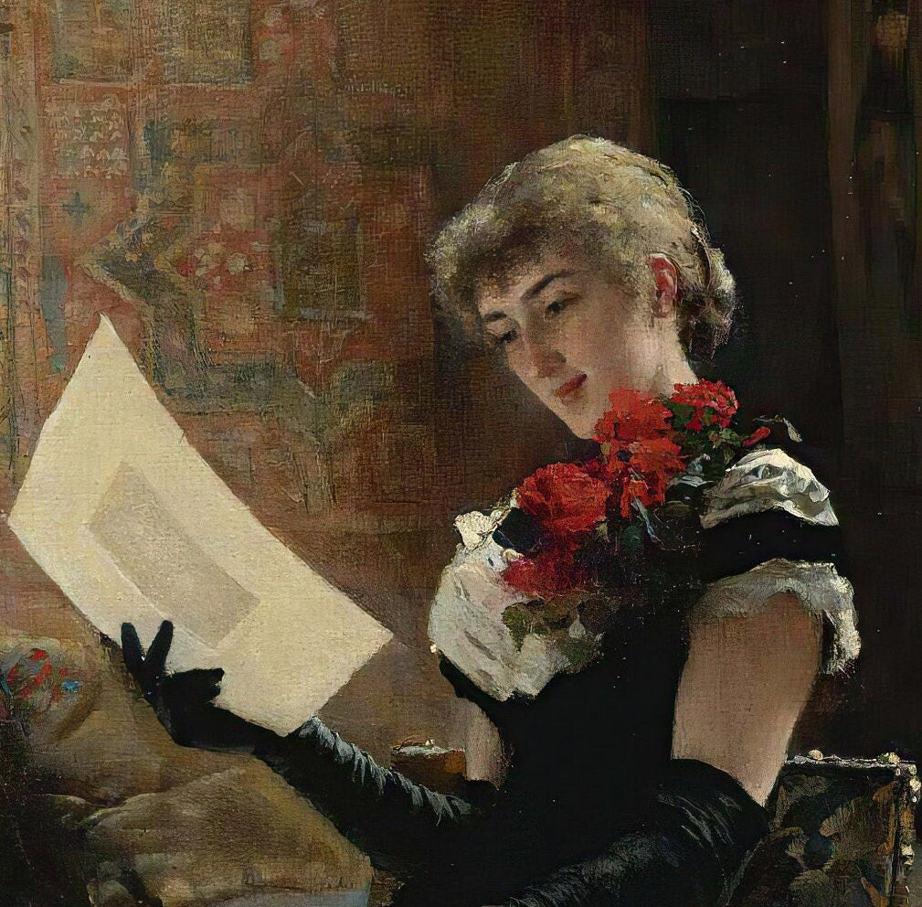 Albert Edelfelt Painting: Chez L’artiste, 3D Textured Print